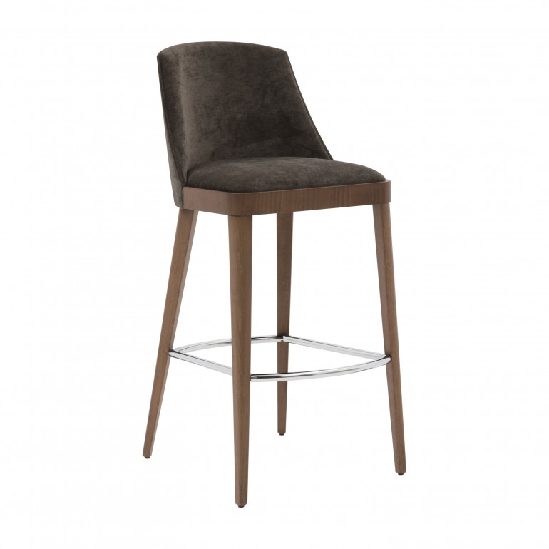 modern style wooden barstool