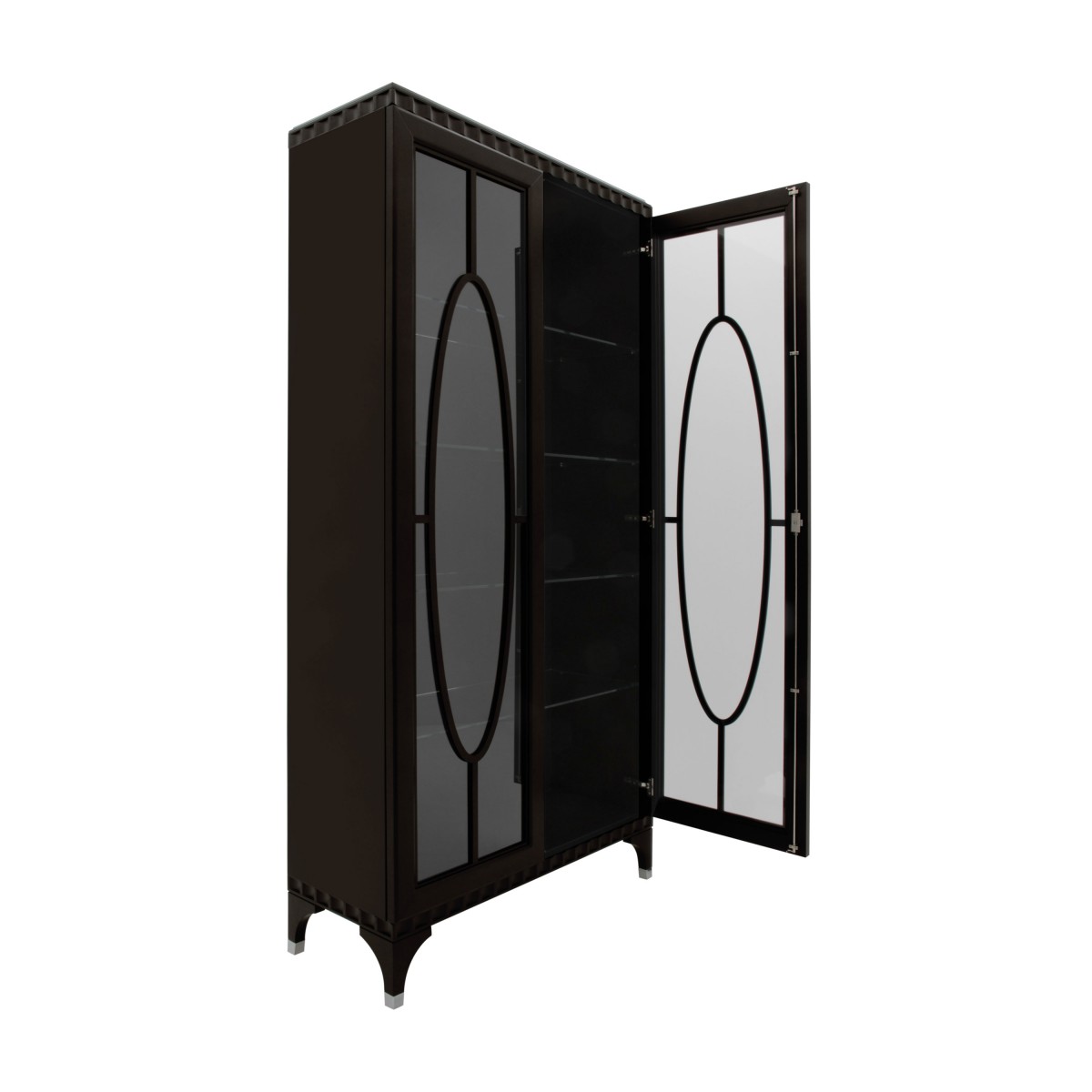 modern glass cupboard ellipse 2 4533