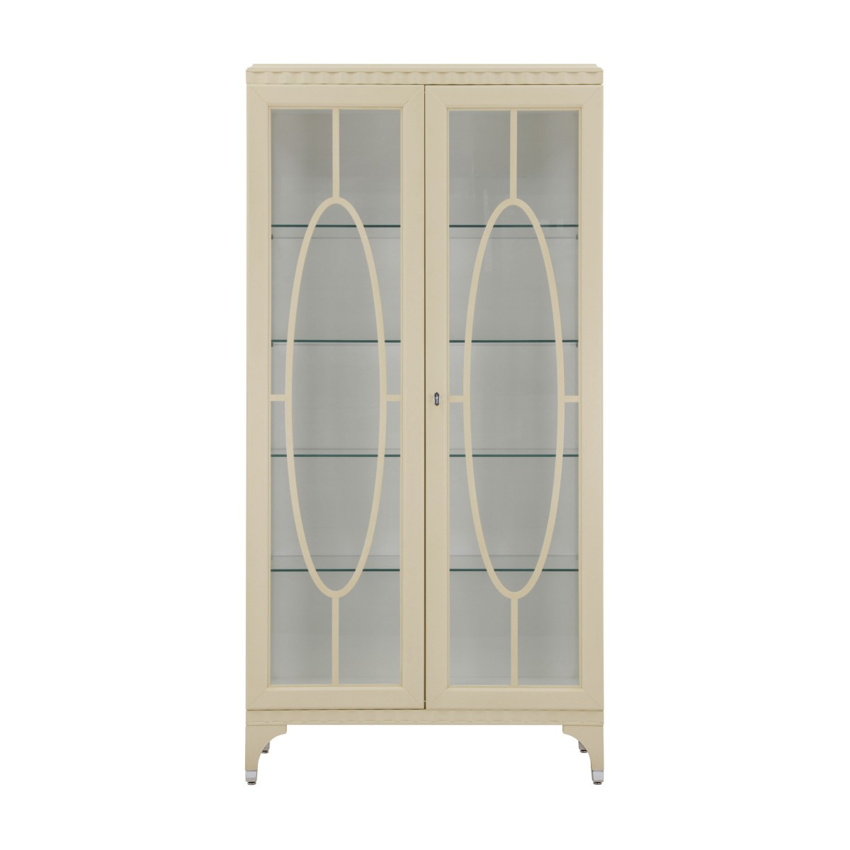 modern glasscupboard ellipse 6136
