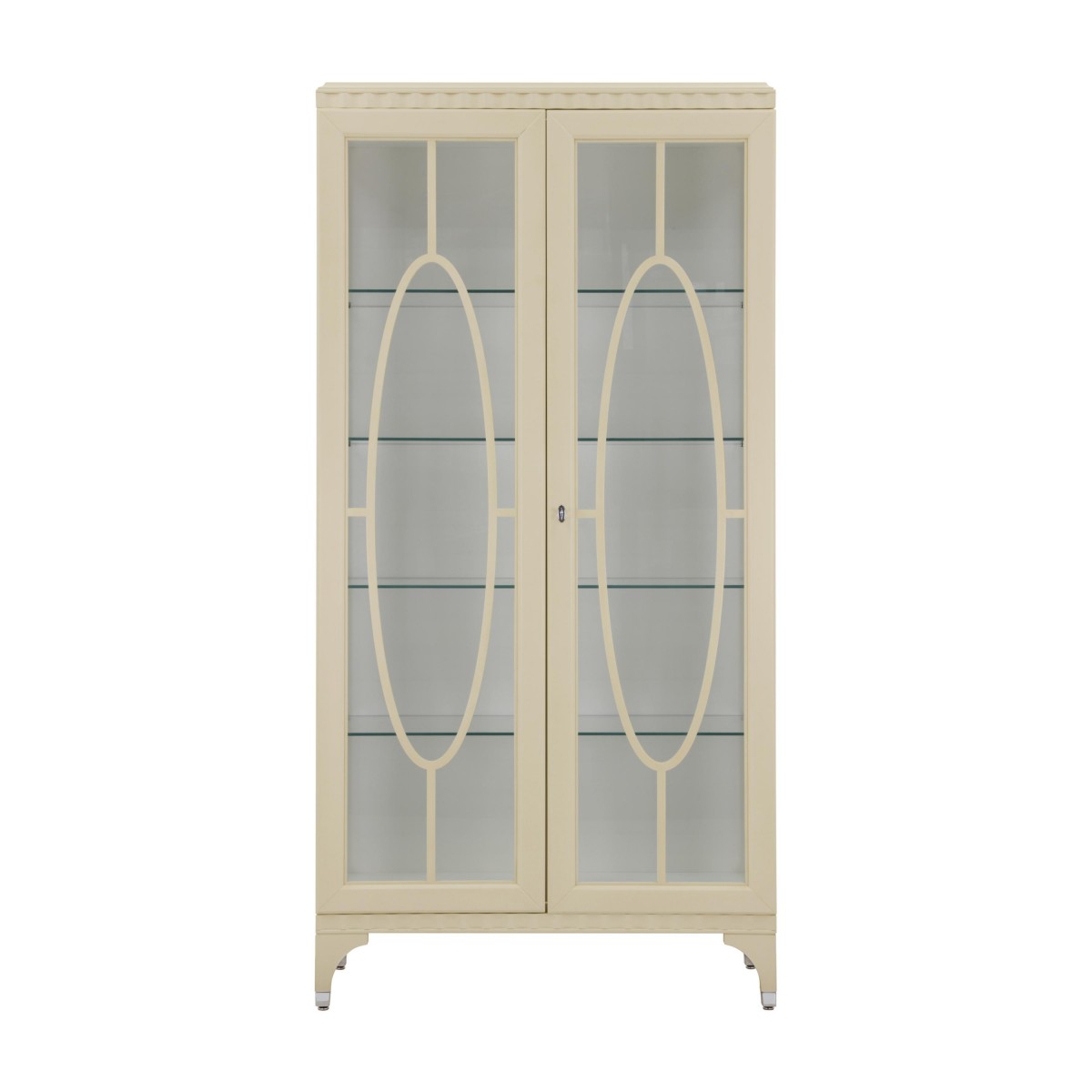 modern glasscupboard ellipse 7081