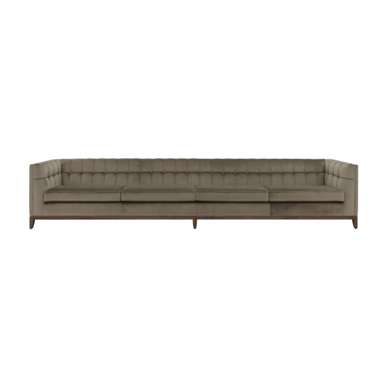 contemporary style wooden sofa