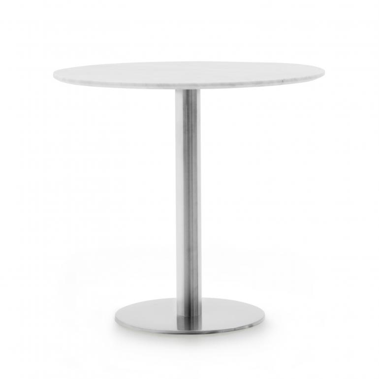 modern style round marble table