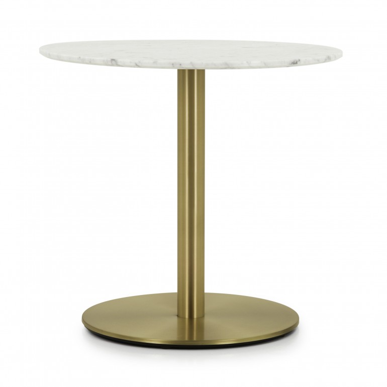 contemporary style table with metal structure