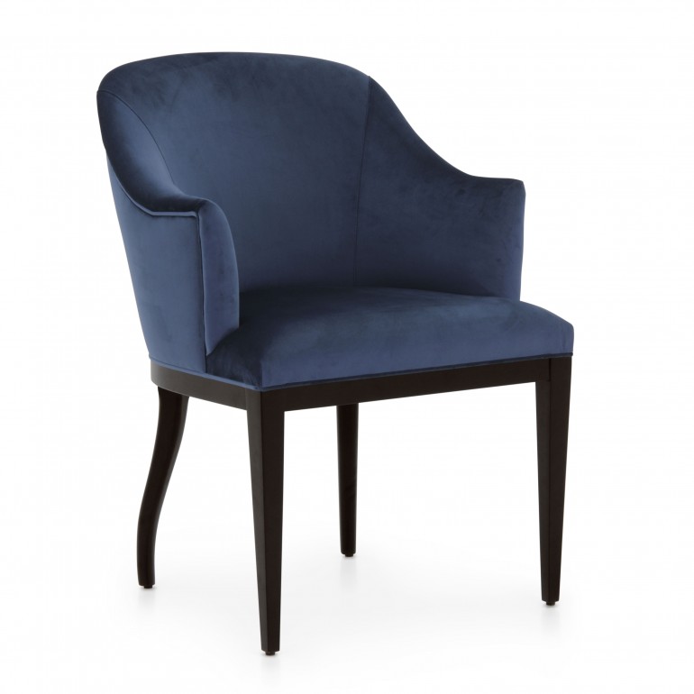 modern style wood armchair afrodite 1987