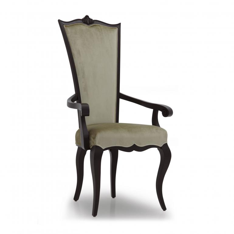 modern style wood armchair amanda 6323