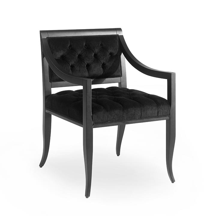 modern style wood armchair calliope 1633