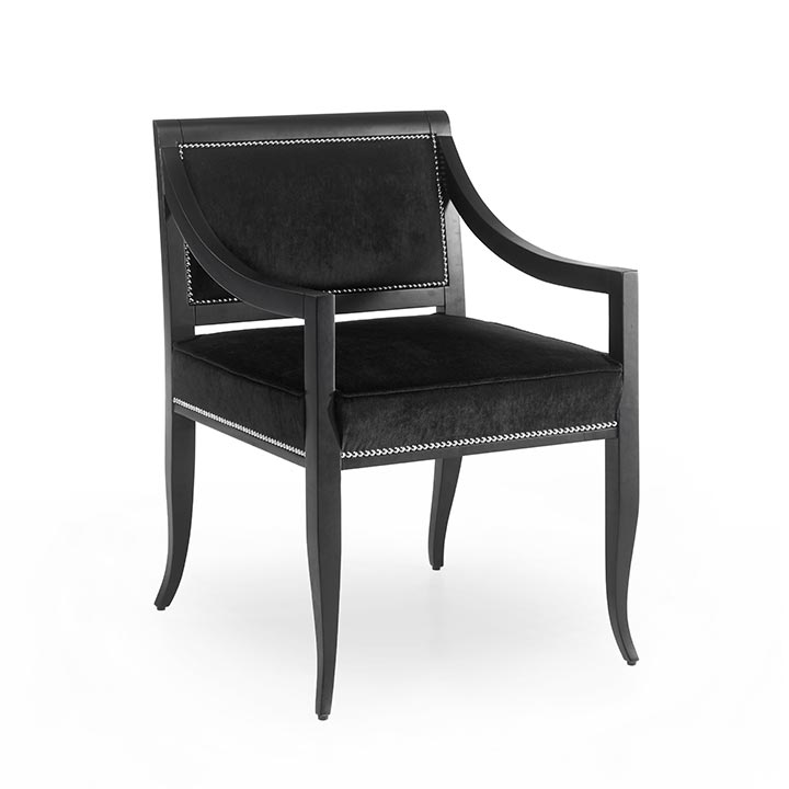 modern style wood armchair calliope b 2603