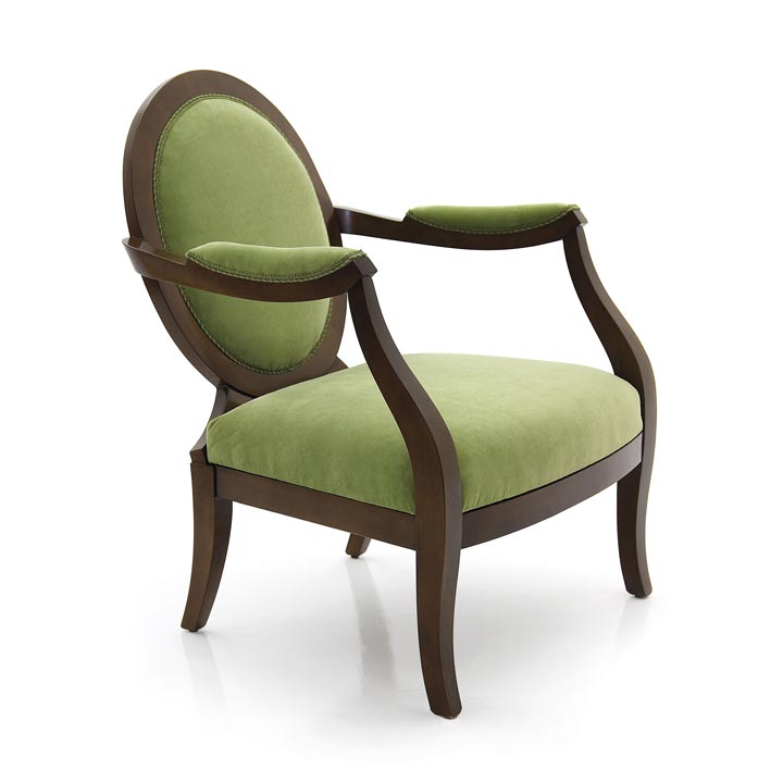 modern style wood armchair diana 532