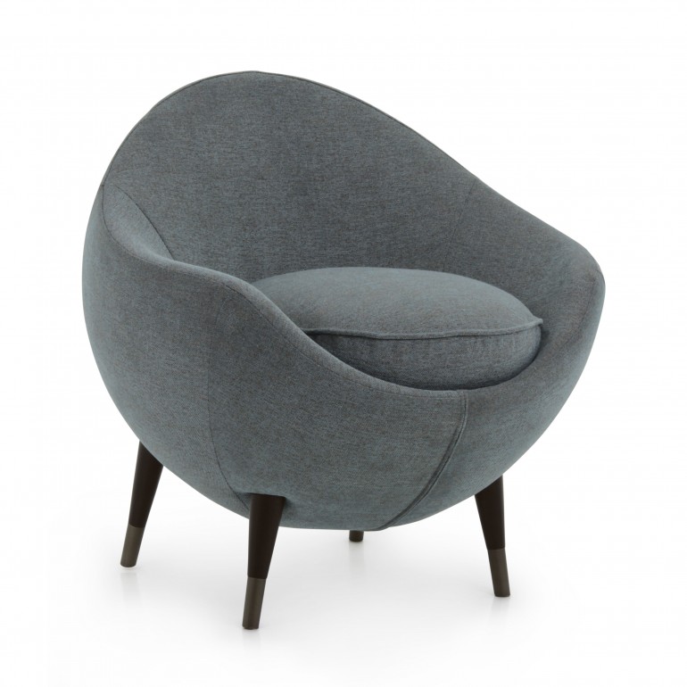 modern style wood armchair emma 6006