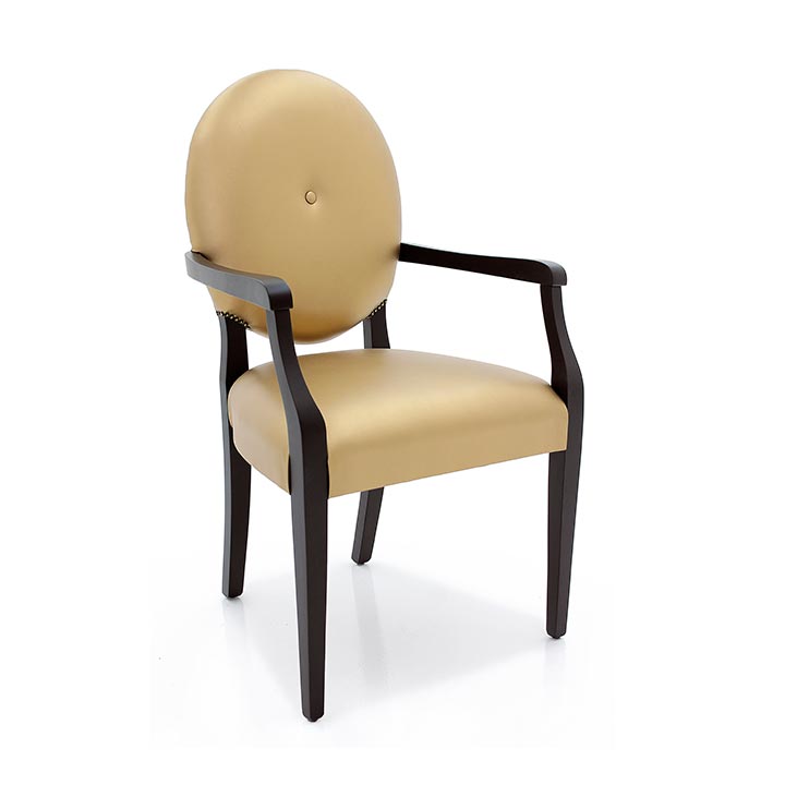 modern style wood armchair favola 710