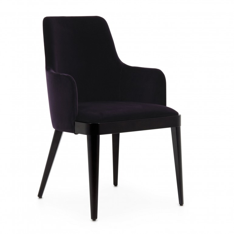 modern style wood armchair finlandia 4367