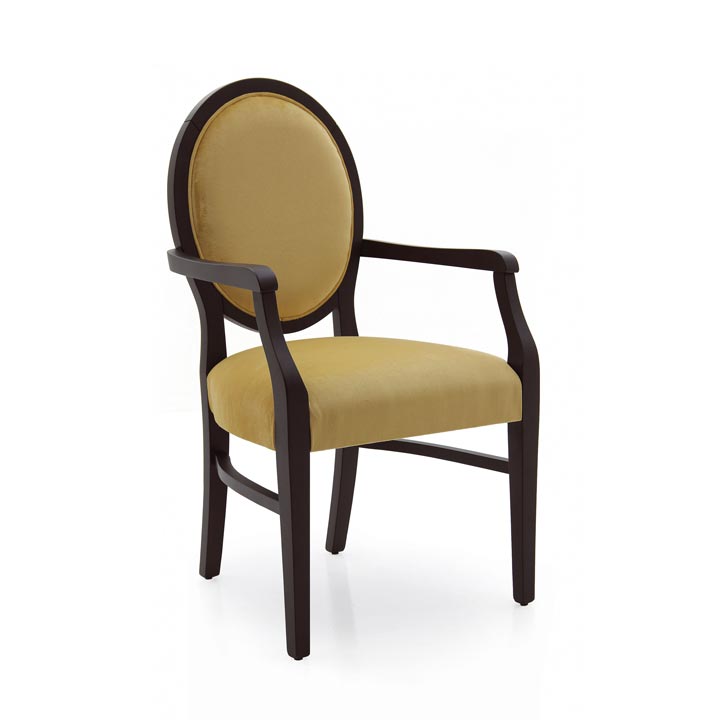 modern style wood armchair jenny 551