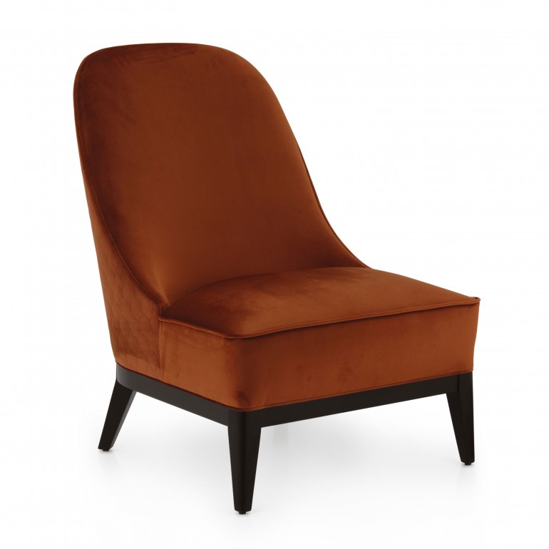 modern style wood armchair noemi 5067