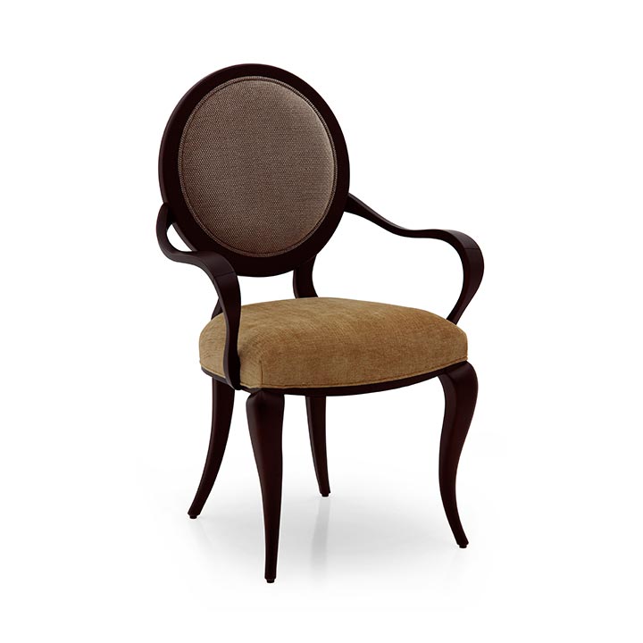 modern style wood armchair seneca 2333