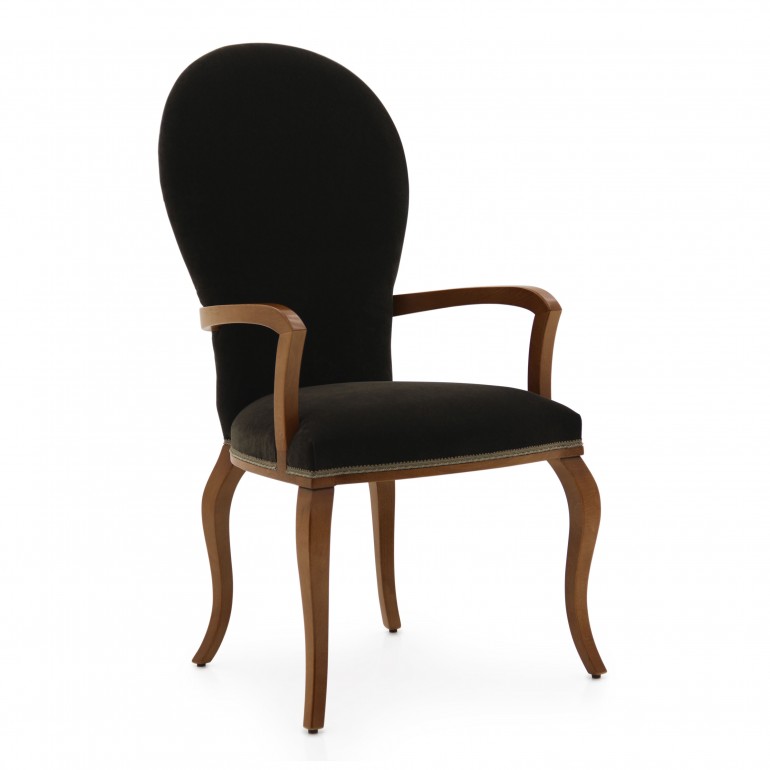 modern style wood armchair sophia 1781