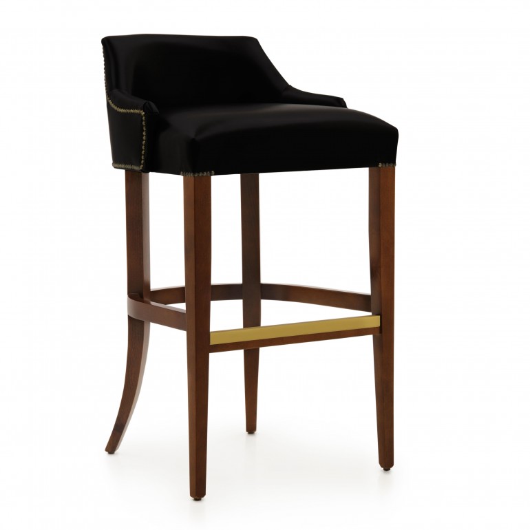 modern style wood barstool arturo b 7147