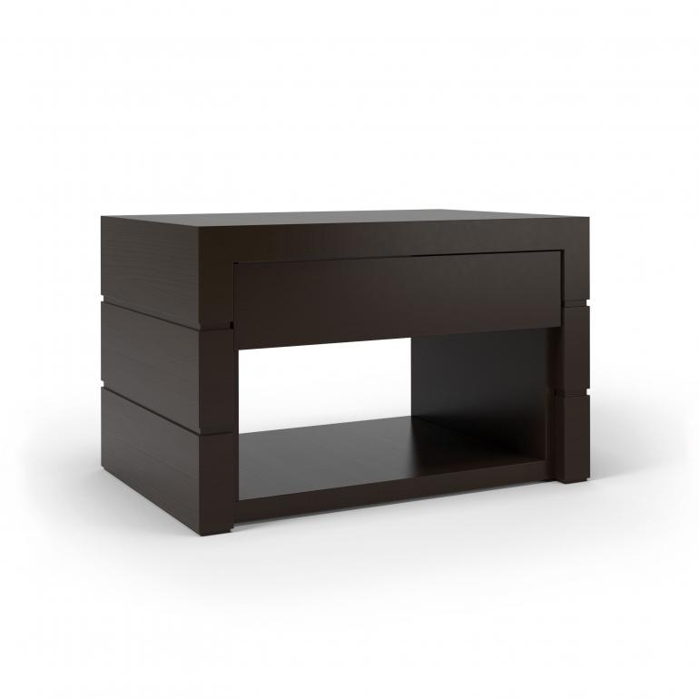 modern style wood bedside table claudius 6041