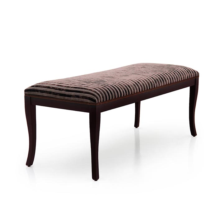 modern style wood bench radica 42 958