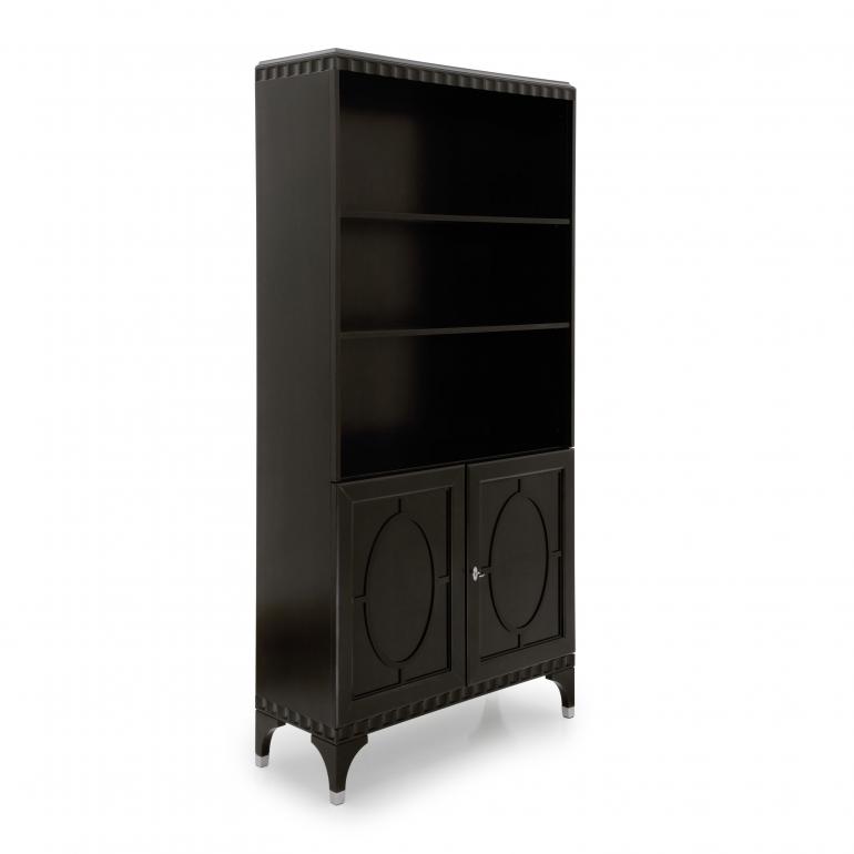 modern style wooden bookcase