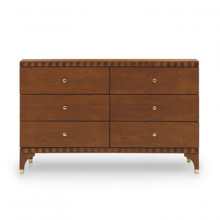 modern style wooden chest of drawers