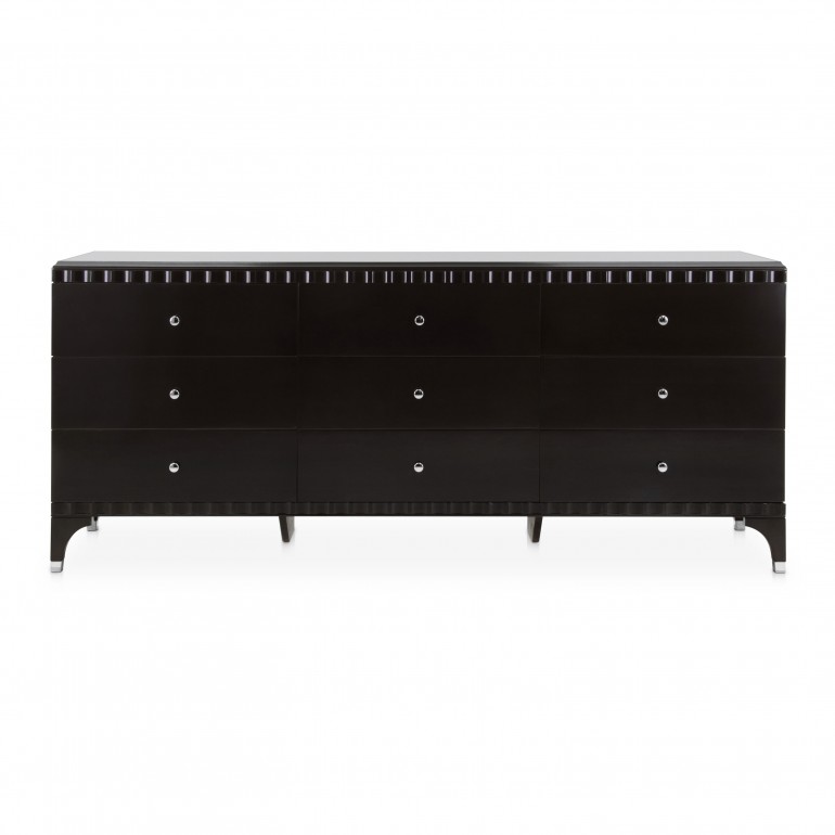 modern style wooden chest of drawers