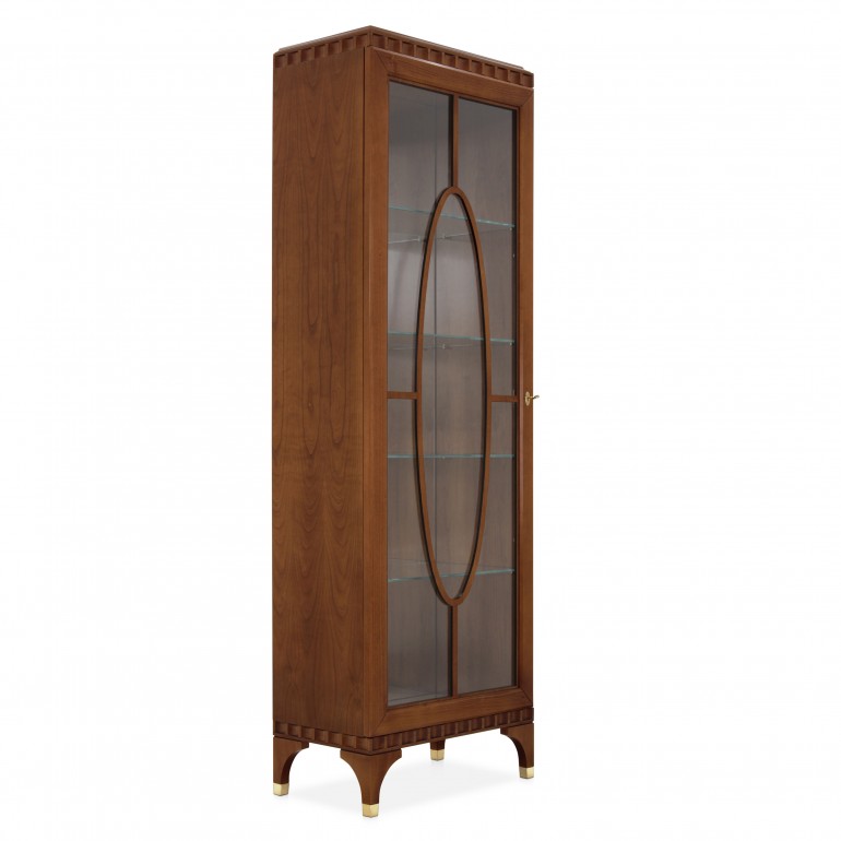 modern style wooden glass cupboard