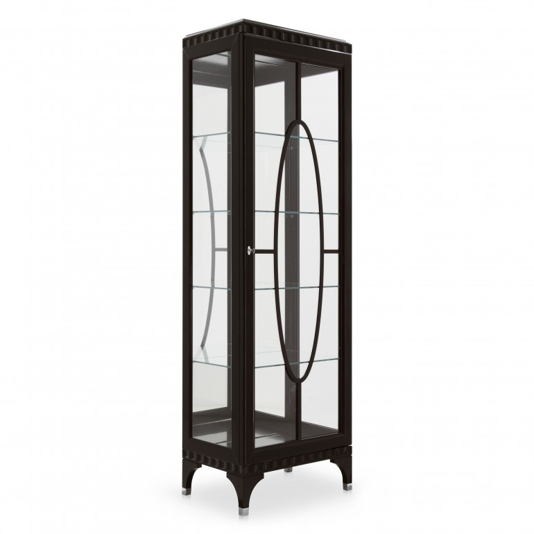 modern style wooden glass cupboard