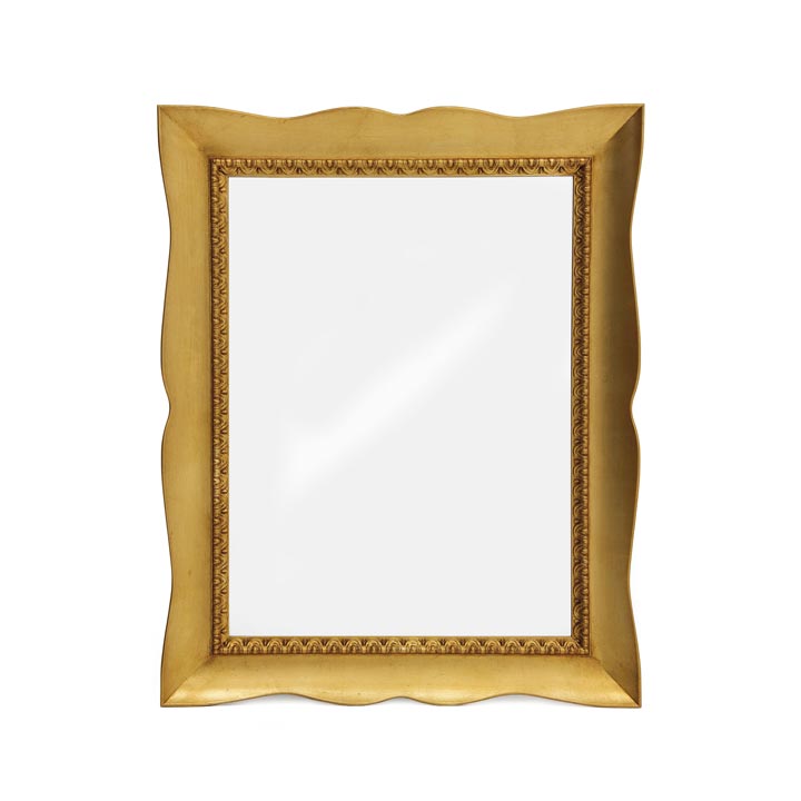 modern style wood mirror apollo 3129