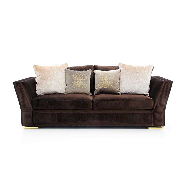 divano legno stile moderno