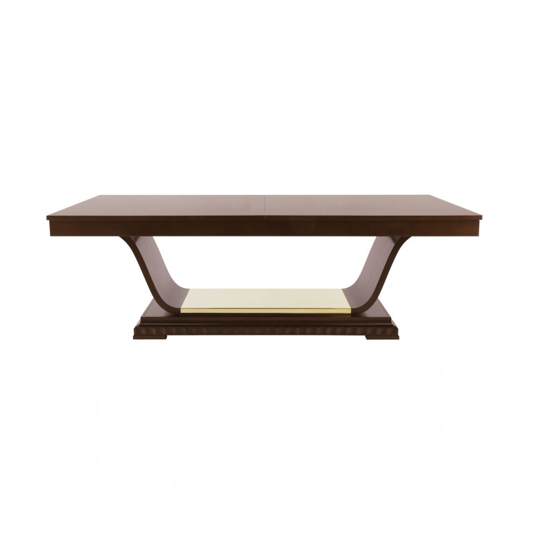 contemporary style wooden table