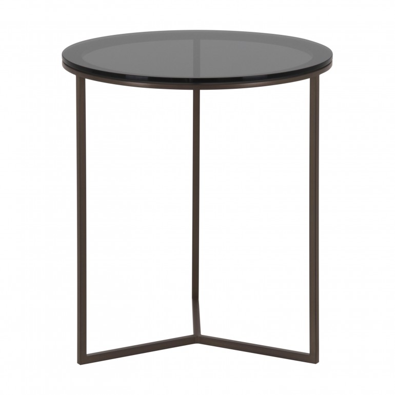 tavolino metallo stile contemporaneo
