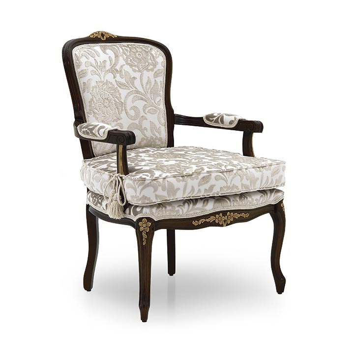 poltrona legno classico wood classic armchair luisa 2818
