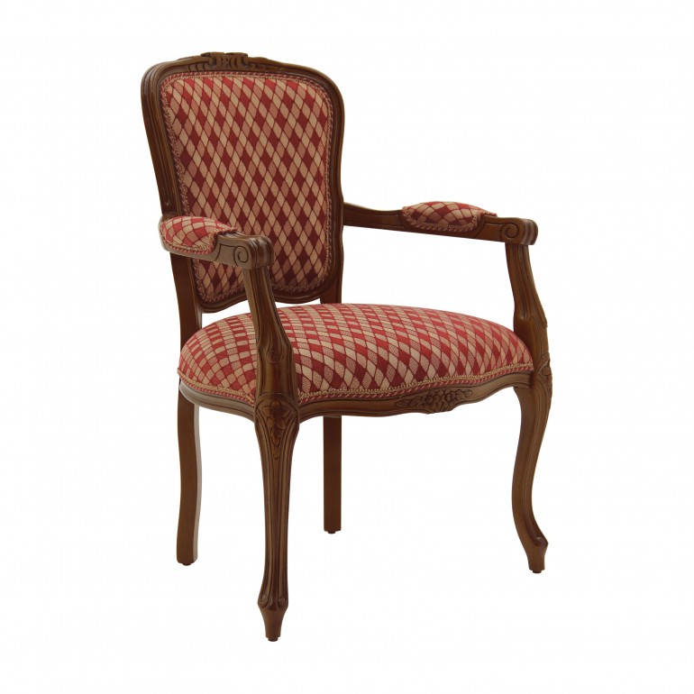 classic style wooden armchair