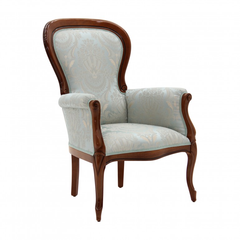 louis philippe style wooden armchair 