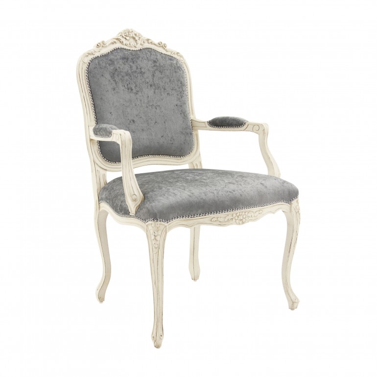 classic style wooden armchair