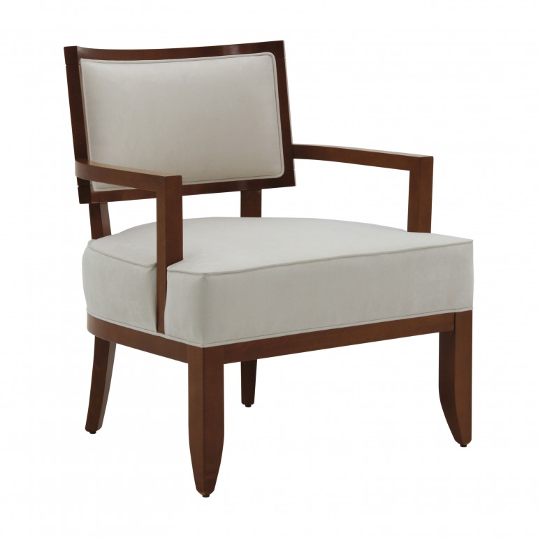 art deco style wooden armchair 