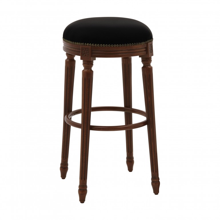 classic style wooden stool