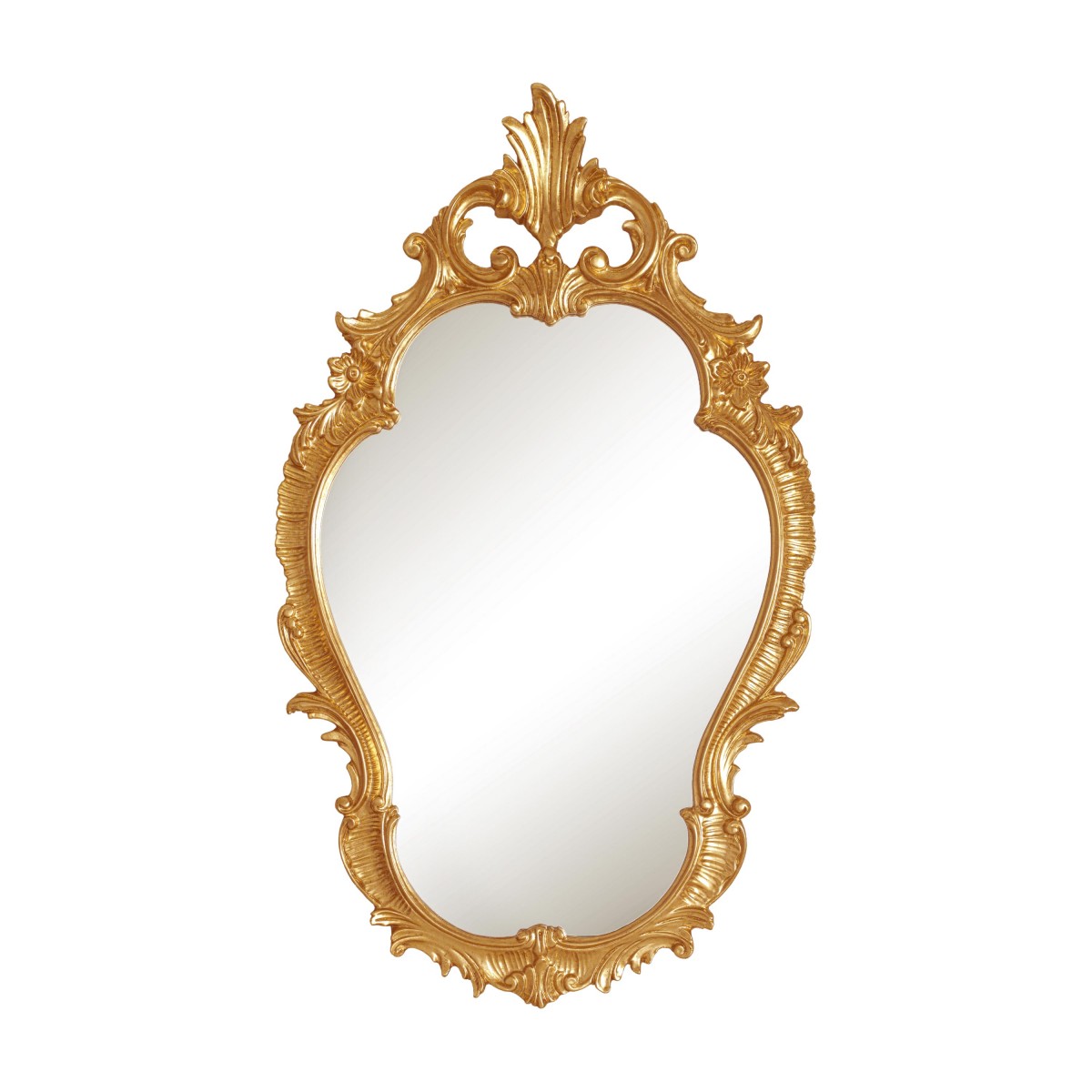 baroque style wooden mirror