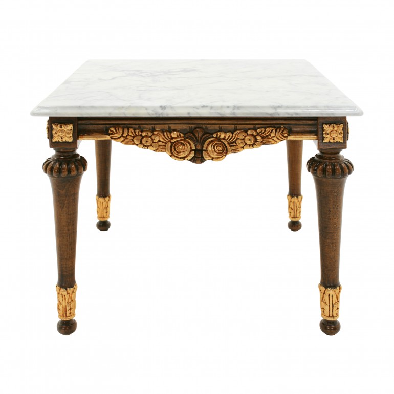 baroque style wooden lamp table