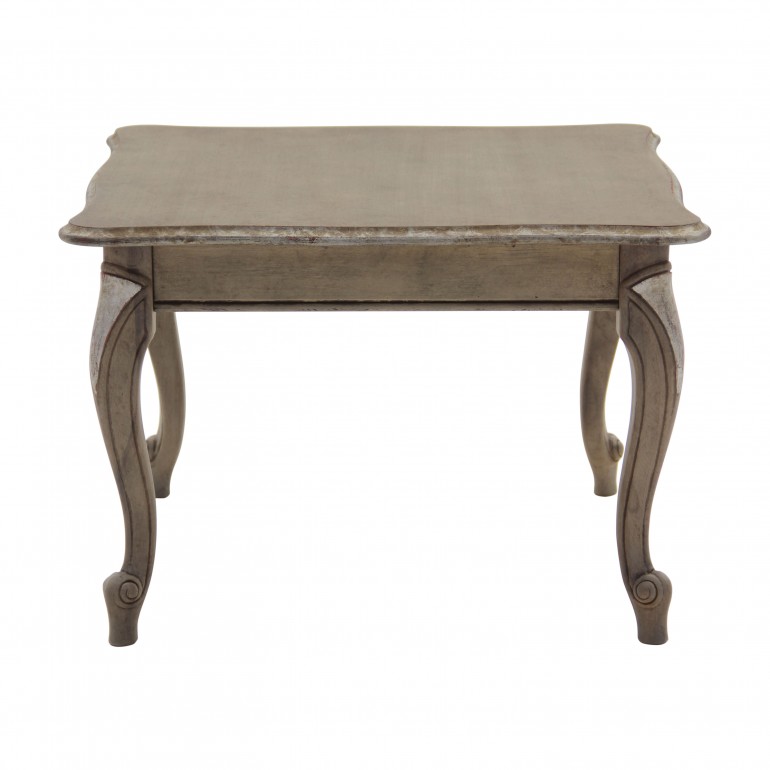 classic style small square wooden table