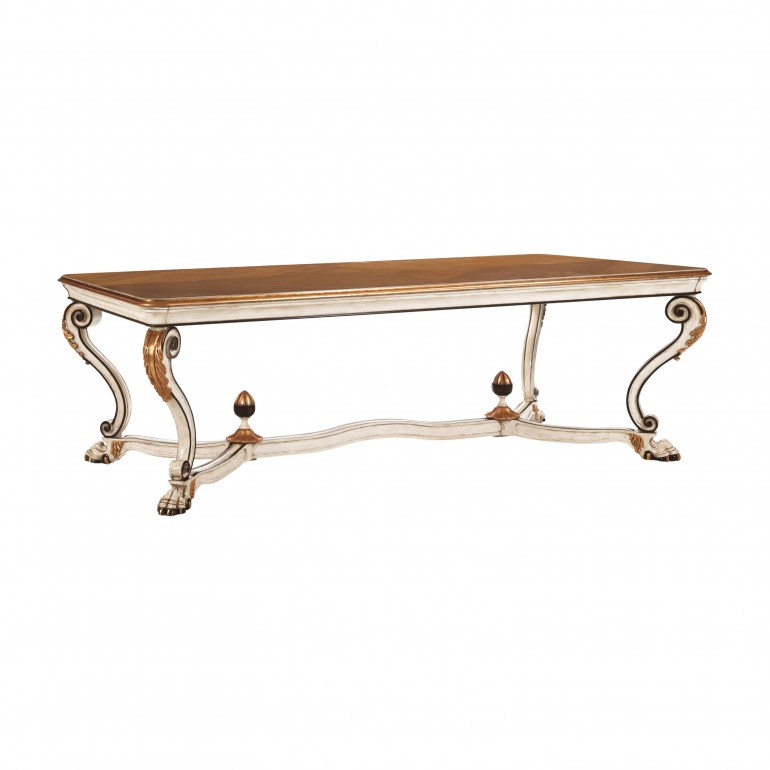 venetian style wooden table