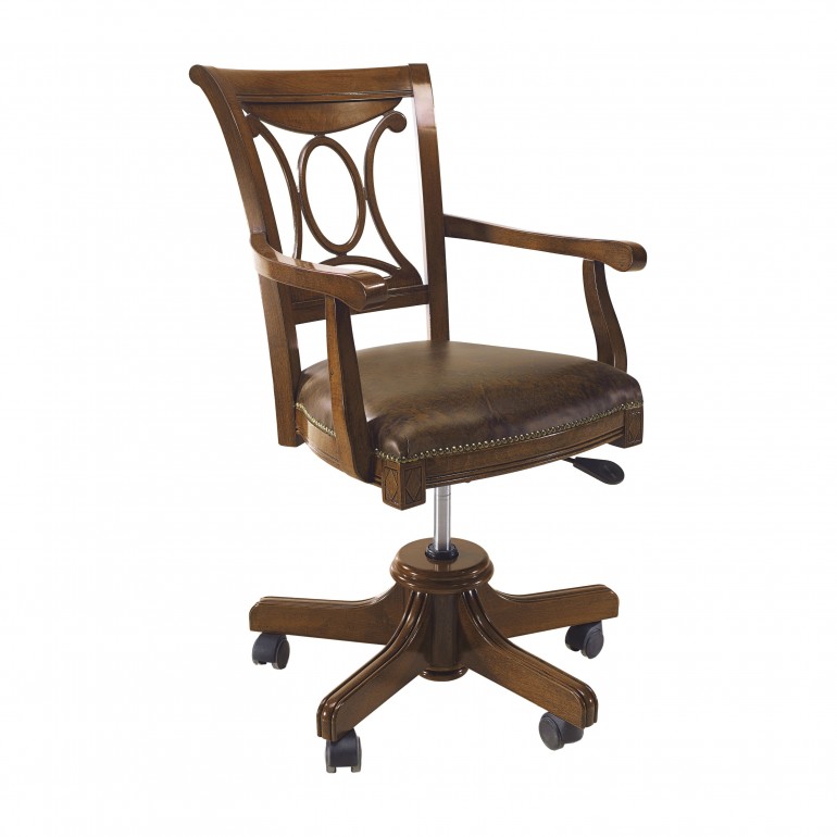 classic style wooden small armchair