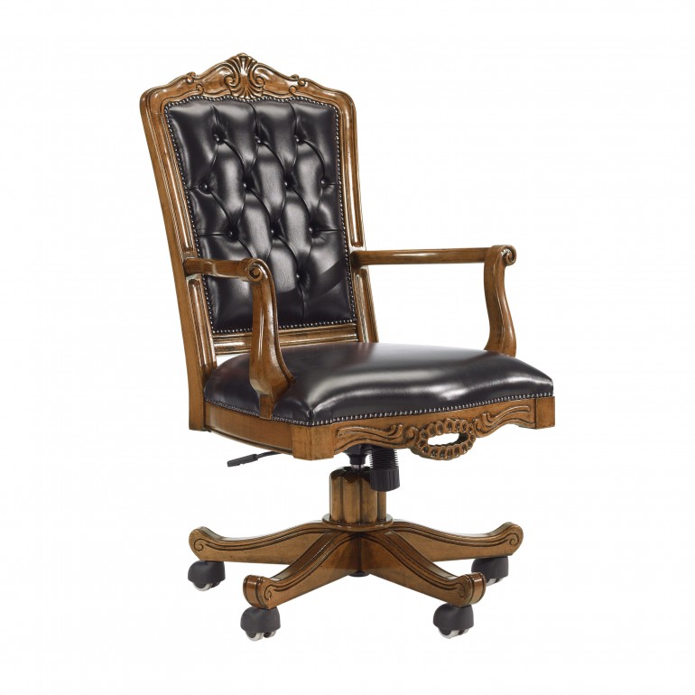 classic style wooden armchair