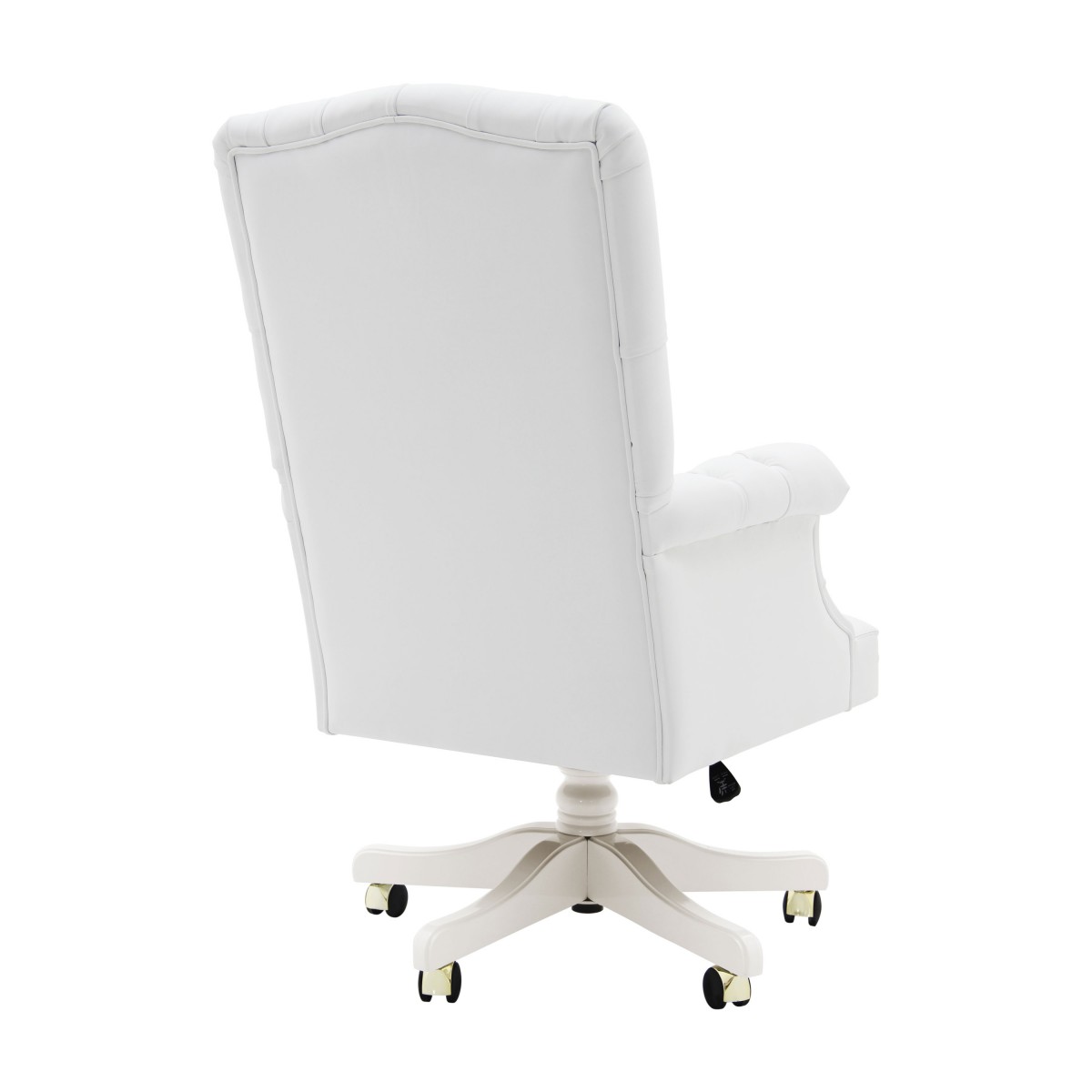 white italian leather armchair president 2 574