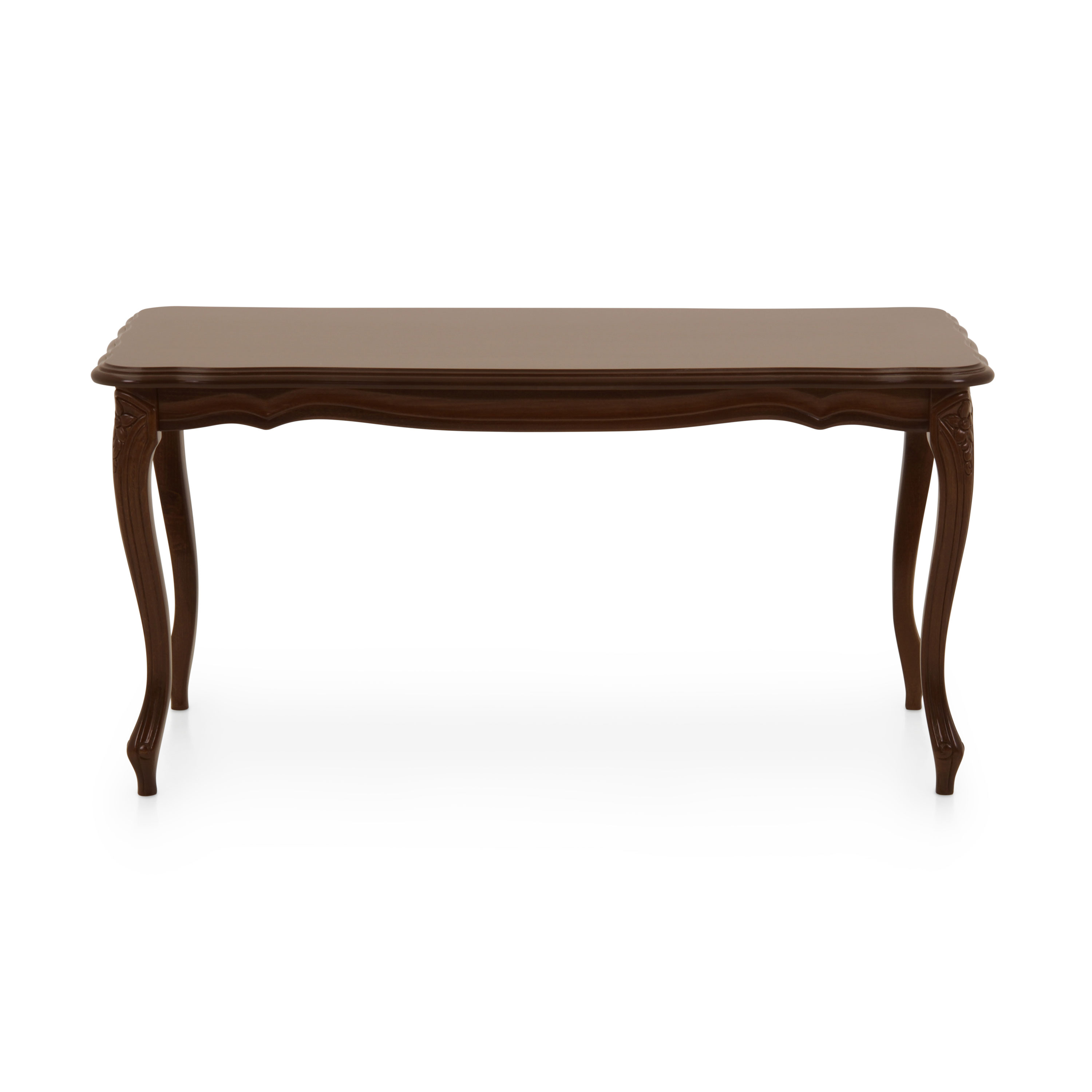 Wooden Rectangular Low Table In Classic Style Omero Sevensedie