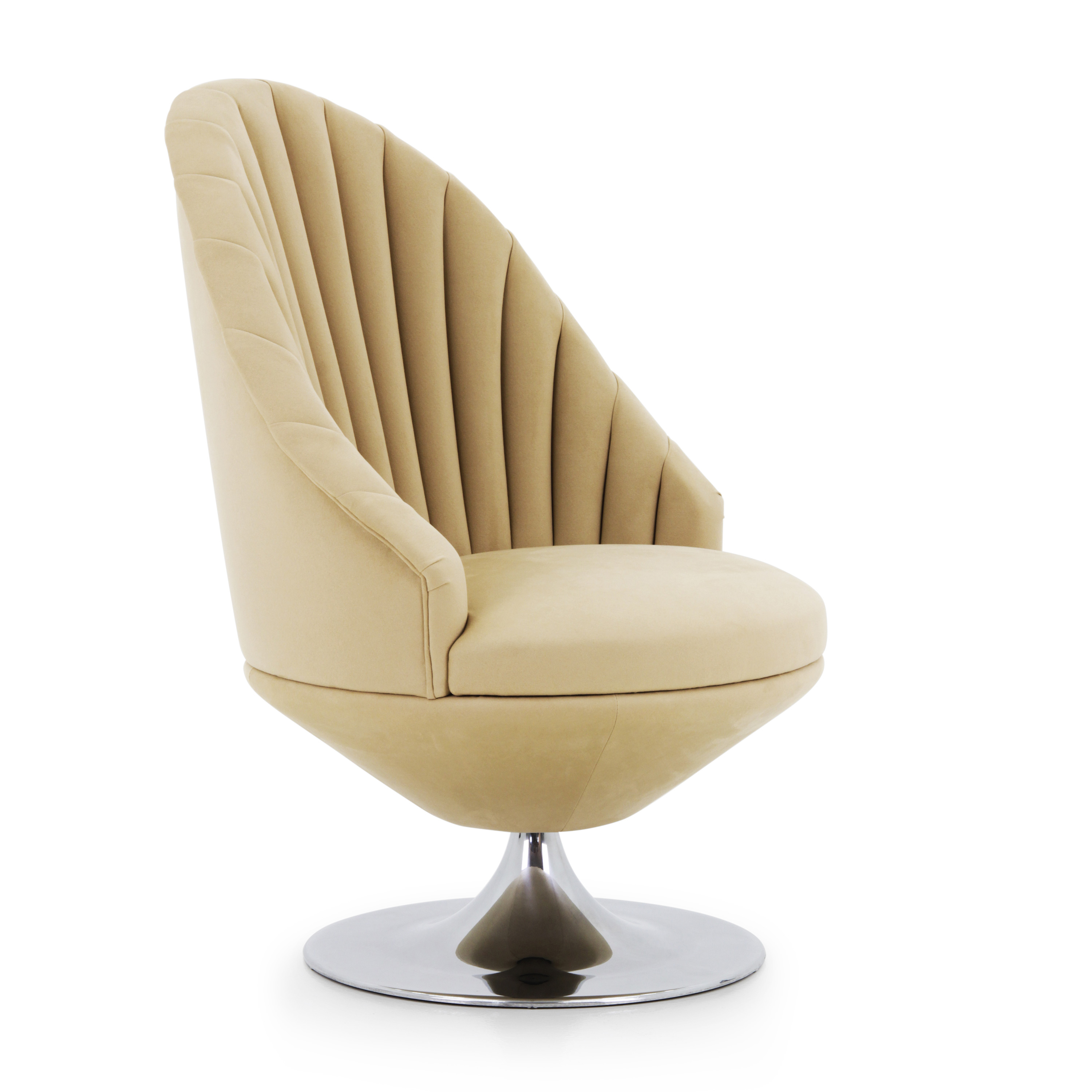 Contemporary Style Leather Armchair Kelyfos Sevensedie