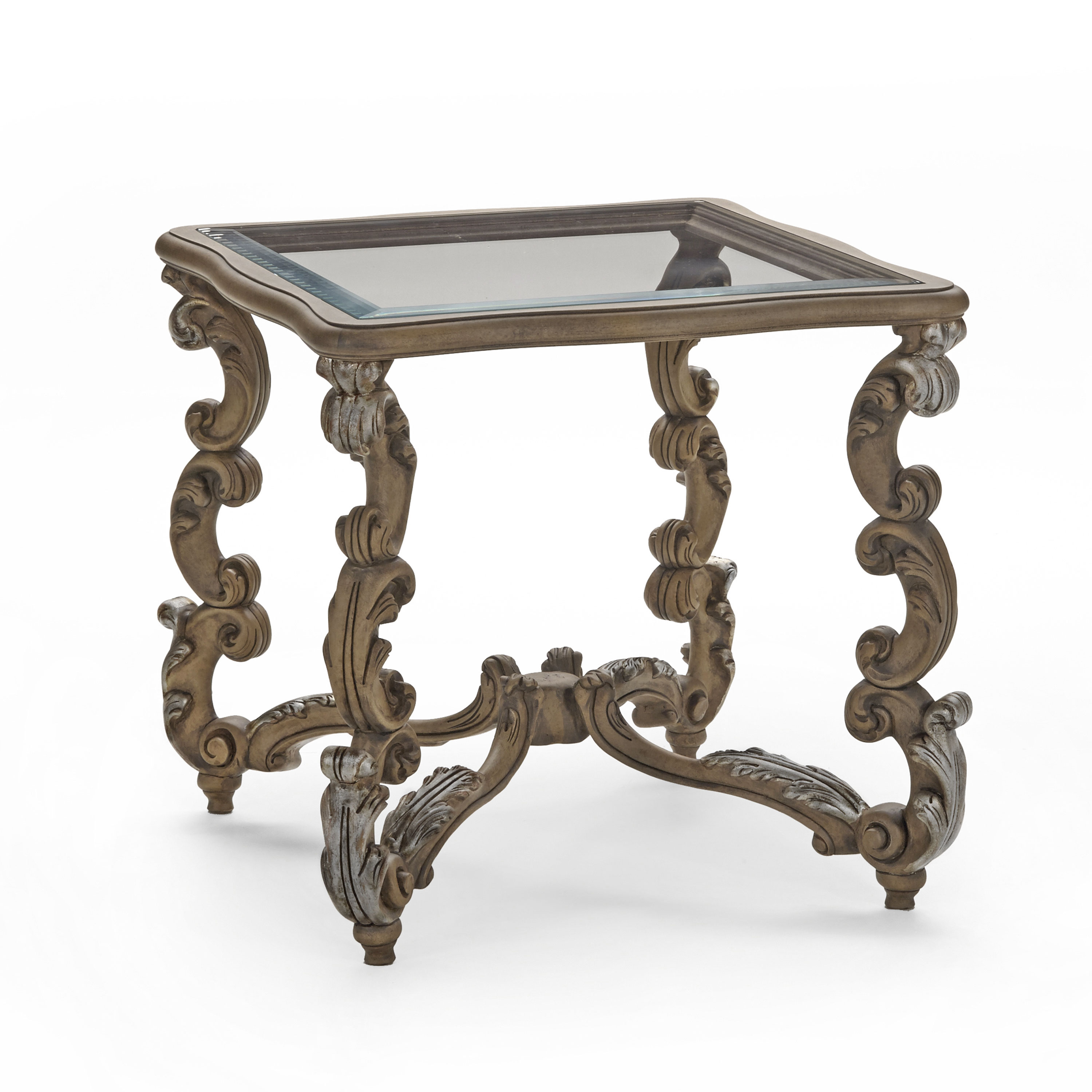 silver lamp tables