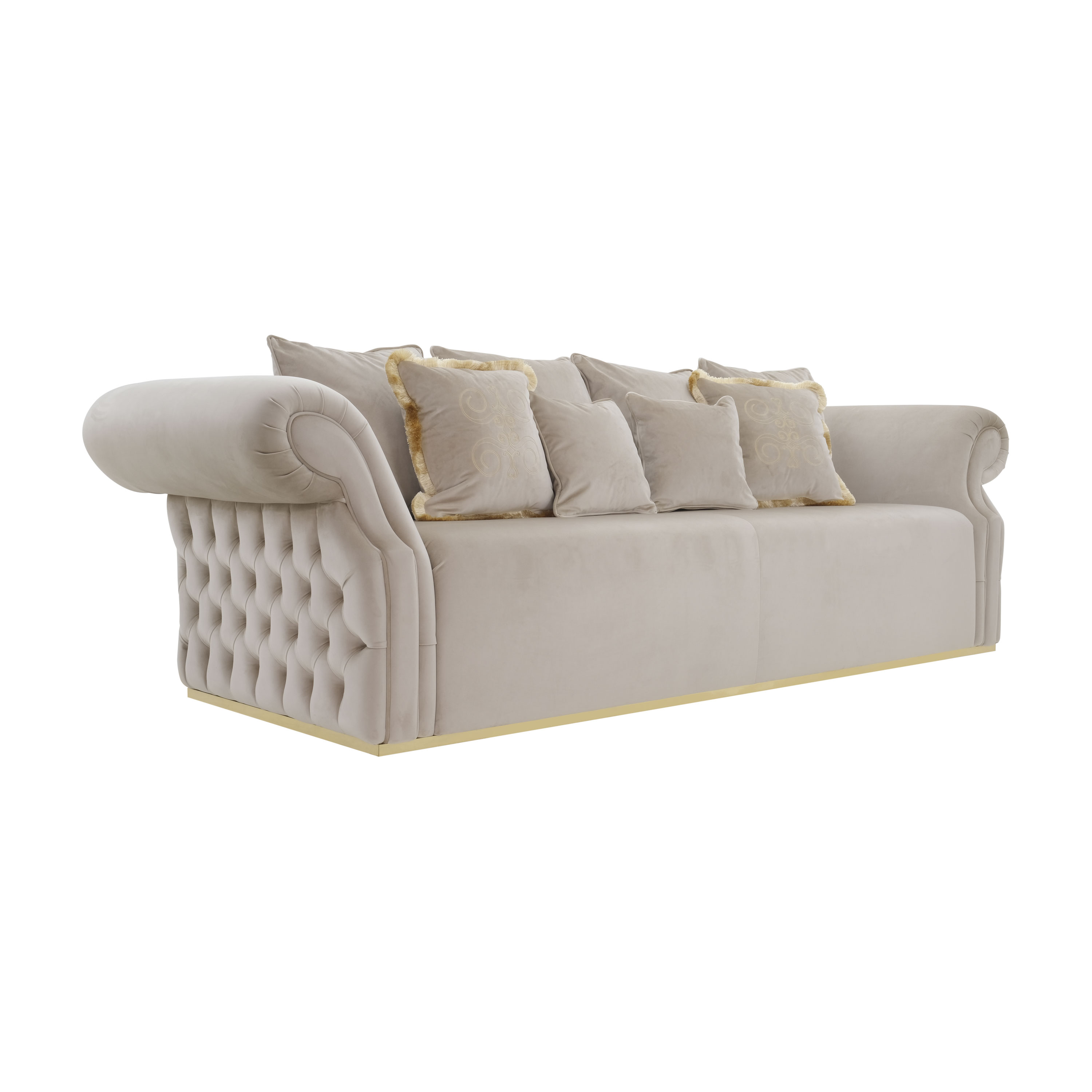 Classic Style Sofa Made of Wood Viola