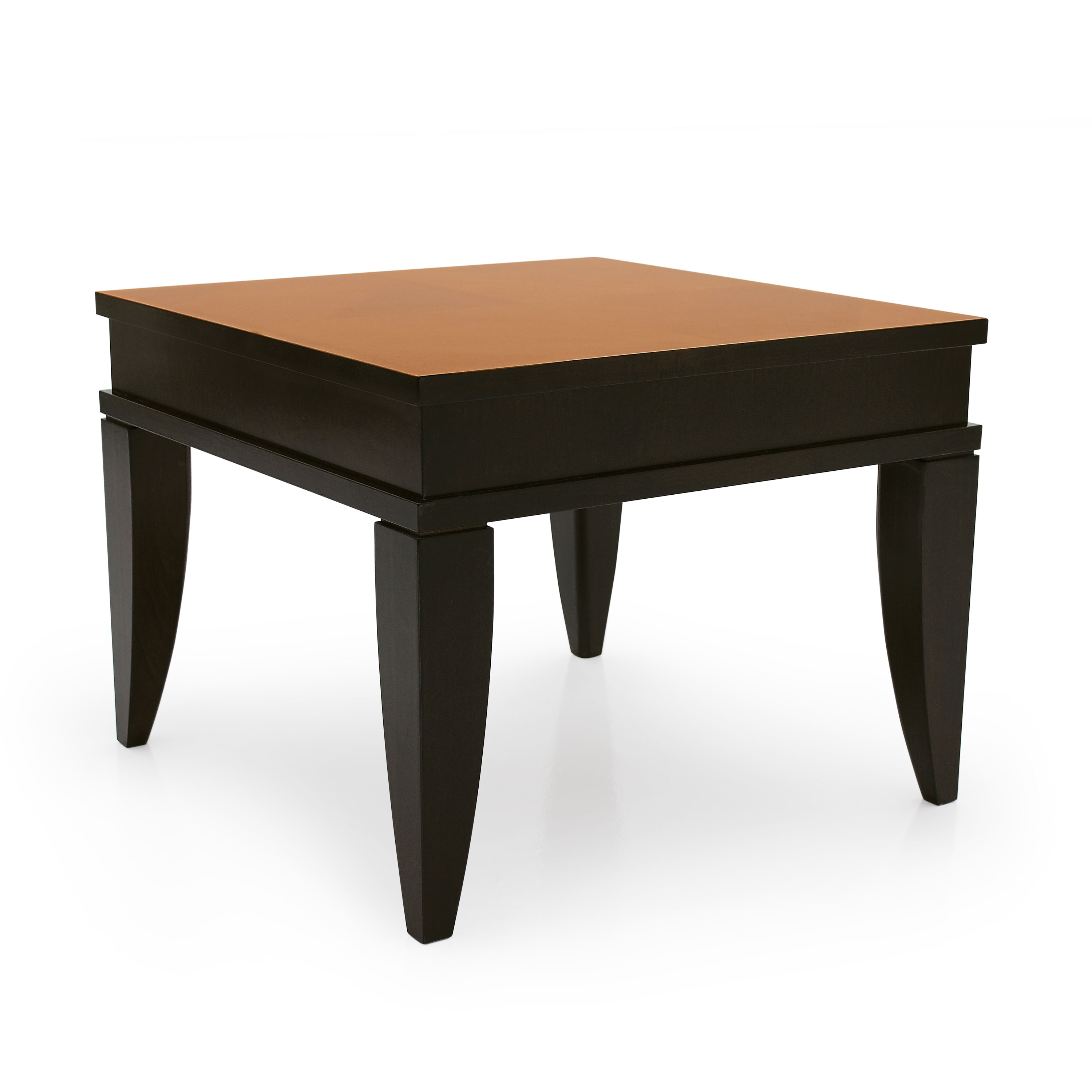 small wooden lamp table